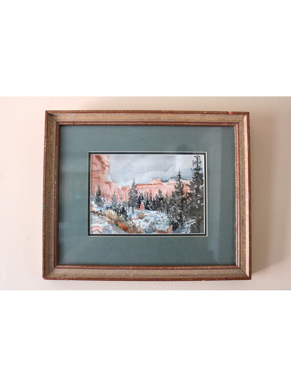 Vtg Orig Curtis Roe Allmann 1996 Watercolor Bryce Canyon Utah Terra Nova Gallery